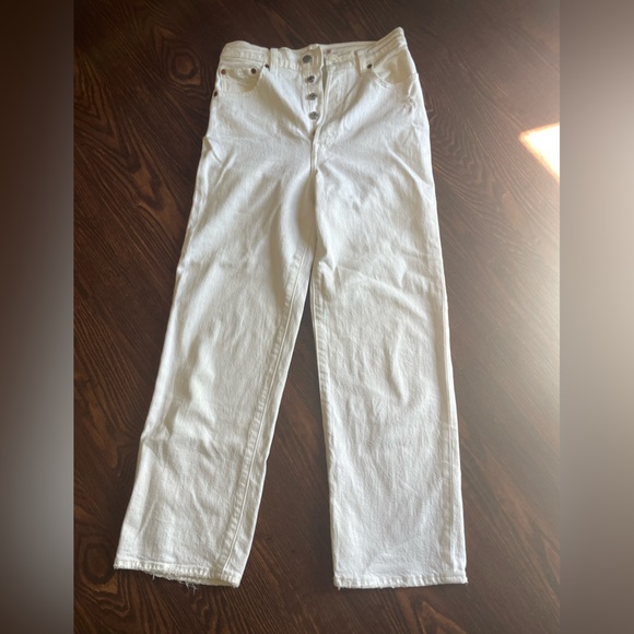 RIBCAGE STRAIGHT ANKLE WOMEN'S JEANS - Picture 1 of 4